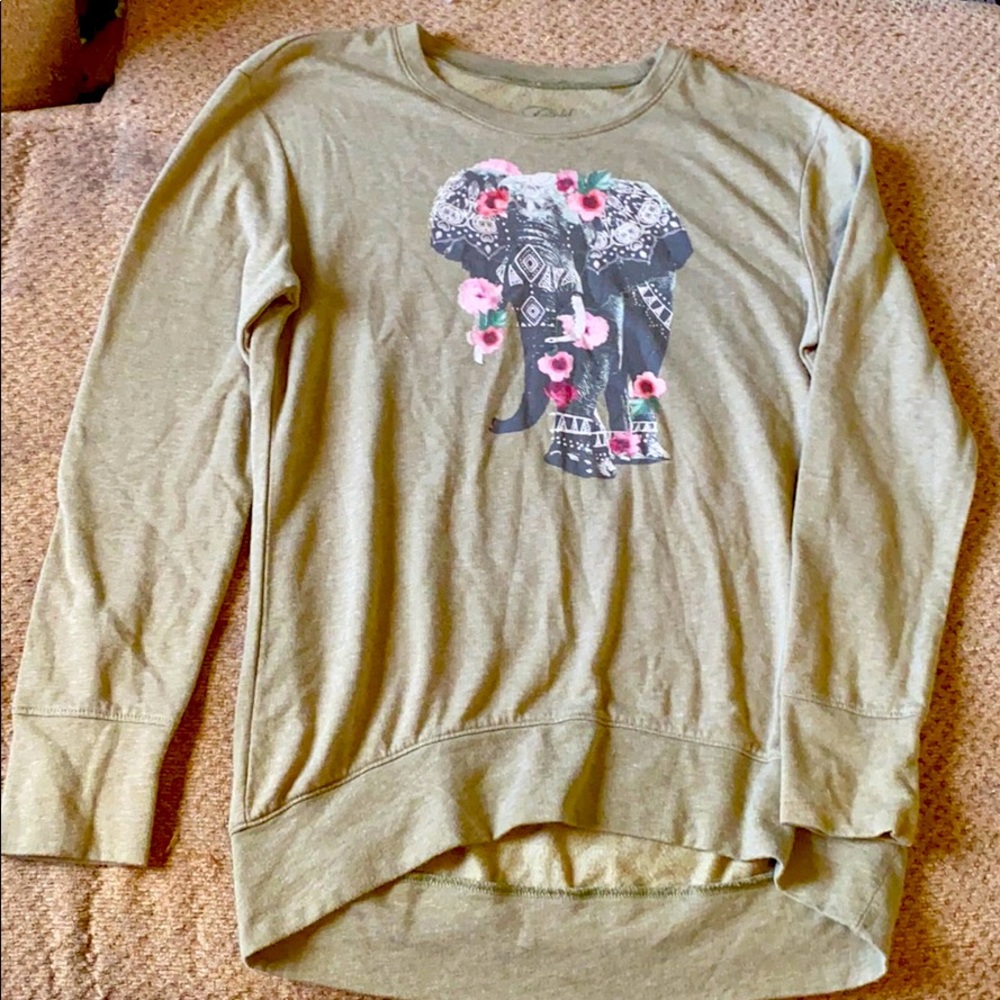 Elephant long sleeve tee